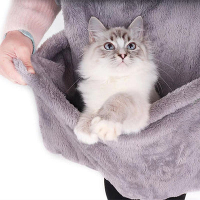 Pet Carrier for Cat Carrier plush Apron Anti-Stick Pet Hair Soft Comfortable Bib ApronsTravel Pet Products Bags