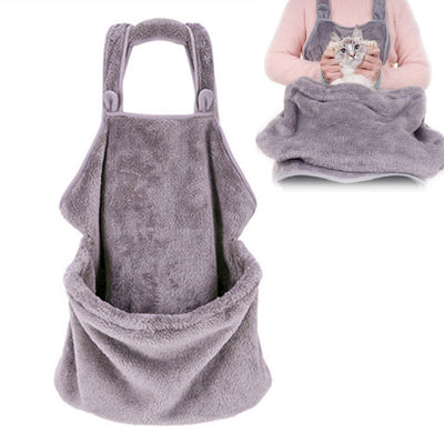 Pet Carrier for Cat Carrier plush Apron Anti-Stick Pet Hair Soft Comfortable Bib ApronsTravel Pet Products Bags