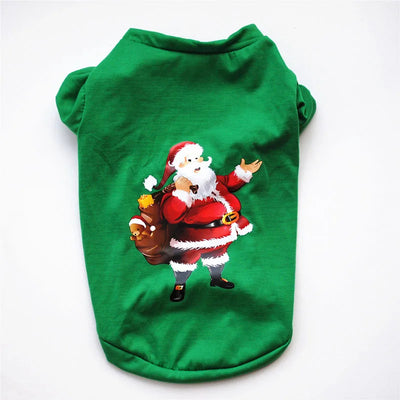 Christmas Dog Clothes Cotton Pet Clothing